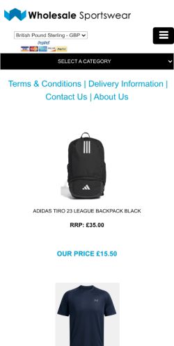 Mobile page screenshot