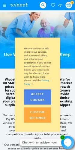 Mobile page screenshot