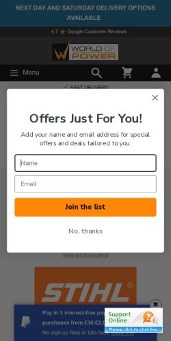 Mobile page screenshot