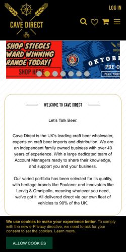 Mobile page screenshot