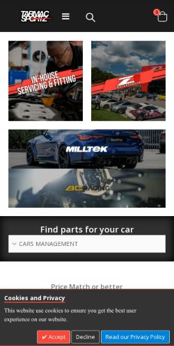 Mobile page screenshot