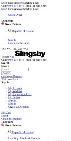 Mobile page screenshot