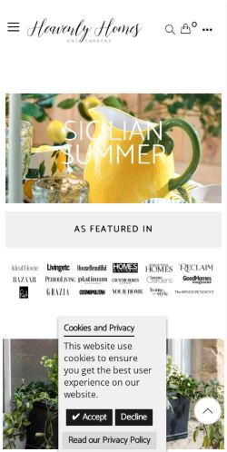 Mobile page screenshot