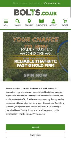 Mobile page screenshot