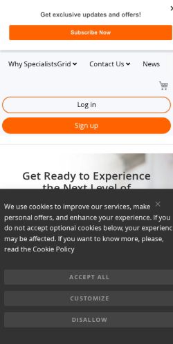 Mobile page screenshot