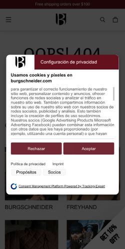 Mobile page screenshot
