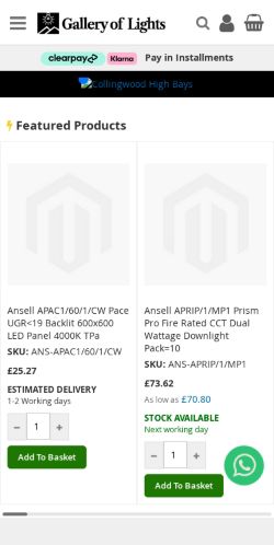 Mobile page screenshot