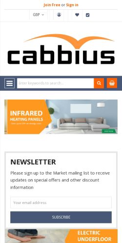 Mobile page screenshot