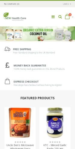 Mobile page screenshot