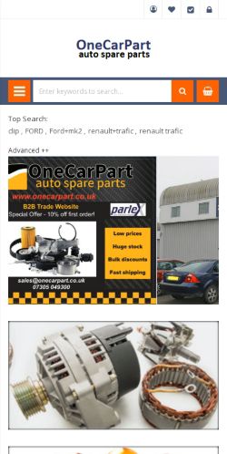 Mobile page screenshot