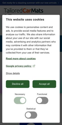 Mobile page screenshot