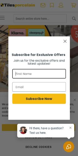 Mobile page screenshot