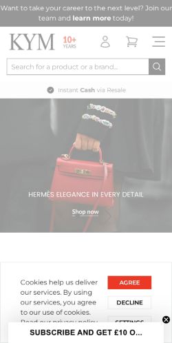 Mobile page screenshot