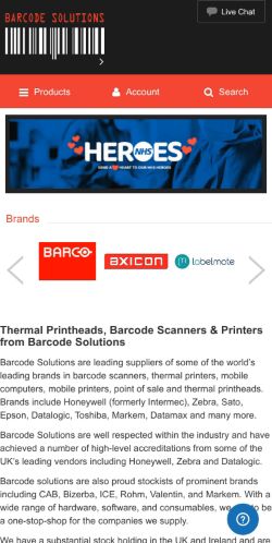 Mobile page screenshot