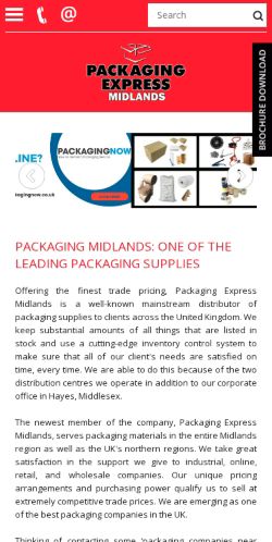 Mobile page screenshot