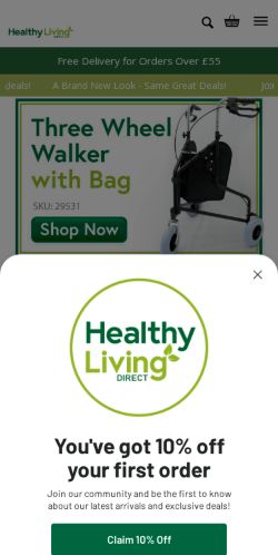 Mobile page screenshot