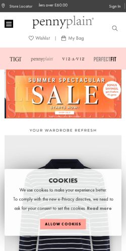 Mobile page screenshot