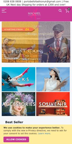 Mobile page screenshot