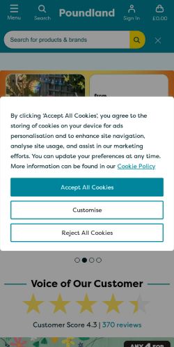 Mobile page screenshot