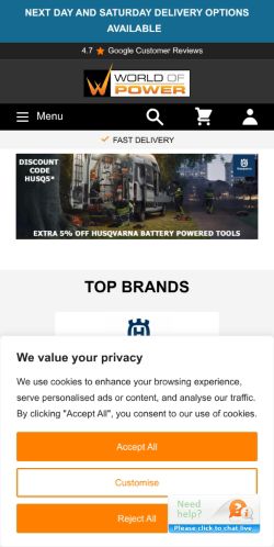 Mobile page screenshot