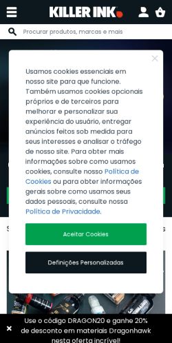 Mobile page screenshot