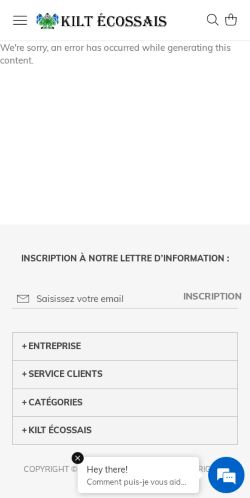 Mobile page screenshot