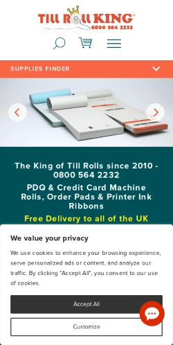 Mobile page screenshot