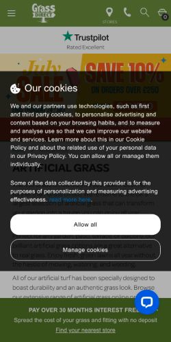 Mobile page screenshot