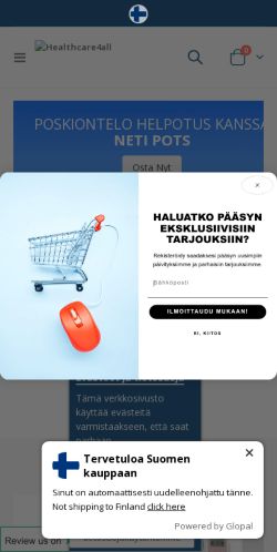 Mobile page screenshot