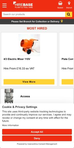 Mobile page screenshot