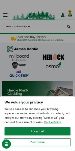 Mobile page screenshot