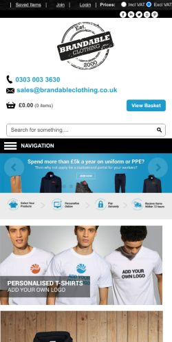 Mobile page screenshot