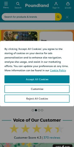 Mobile page screenshot