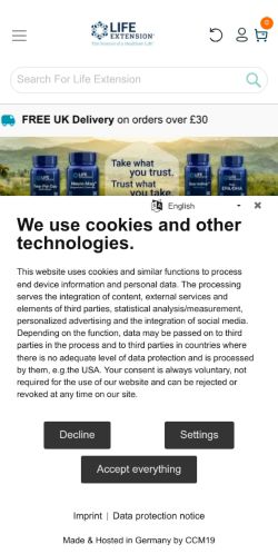 Mobile page screenshot