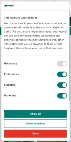Mobile page screenshot