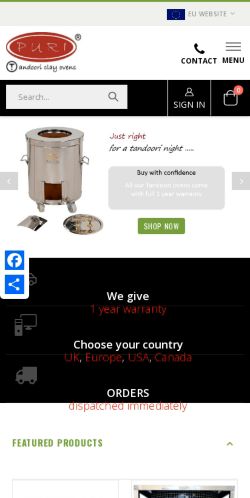 Mobile page screenshot