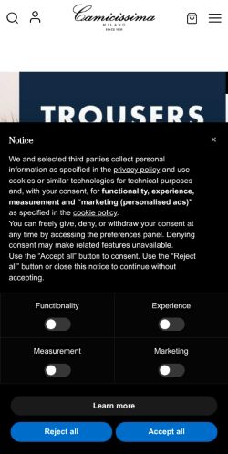 Mobile page screenshot