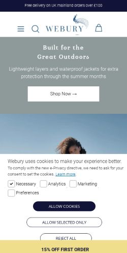 Mobile page screenshot