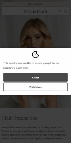 Mobile page screenshot