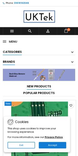 Mobile page screenshot