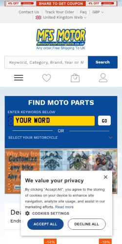 Mobile page screenshot