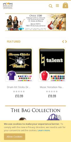 Mobile page screenshot