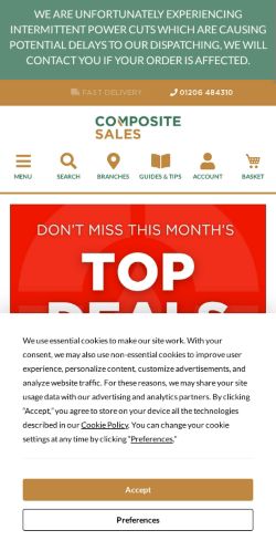 Mobile page screenshot