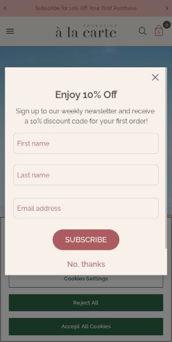 Mobile page screenshot