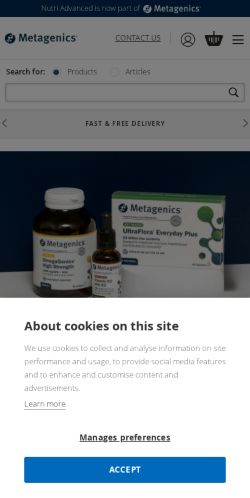 Mobile page screenshot