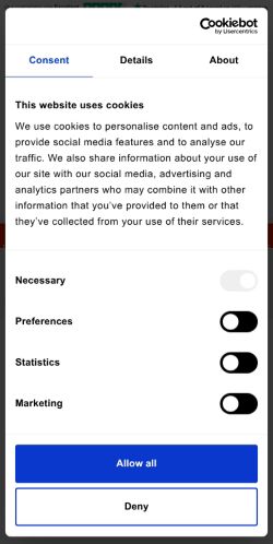 Mobile page screenshot