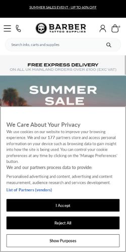 Mobile page screenshot