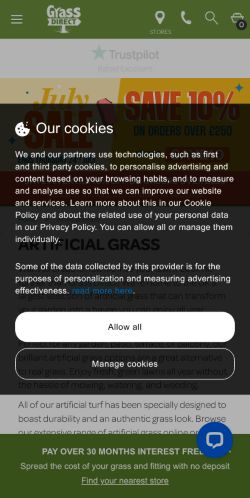Mobile page screenshot