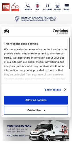 Mobile page screenshot