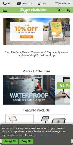 Mobile page screenshot